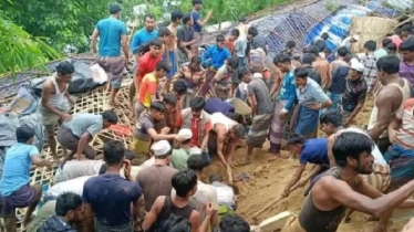 Eight people died in landslide at Rohigya Camp in BD