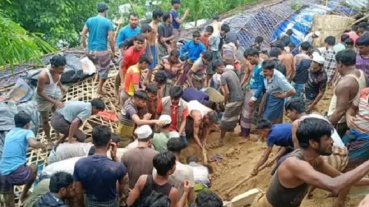 Eight people died in landslide at Rohigya Camp in BD